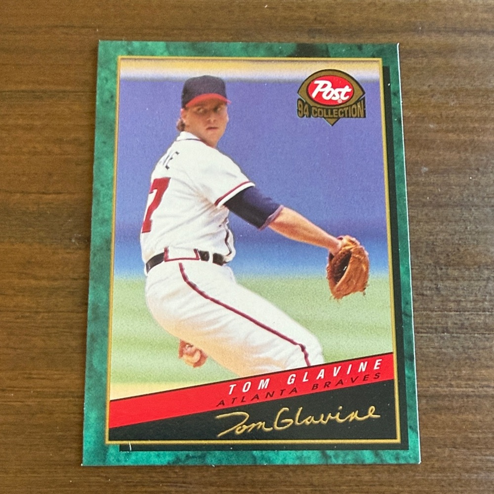 1994 TOM GLAVINE MLBPA Post trading card
#16 of 30
